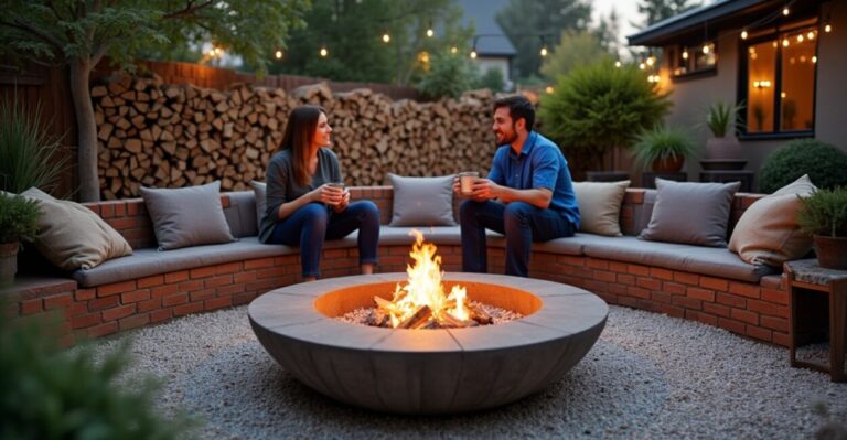 fire pit landscaping ideas 2025