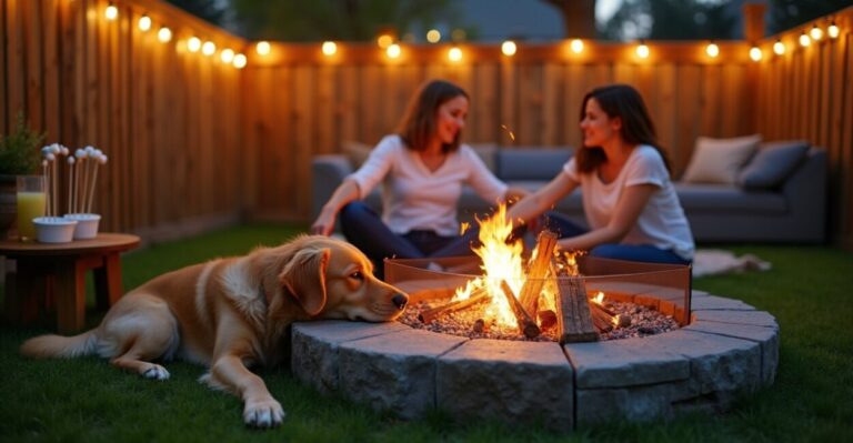 fire pit safety for pets