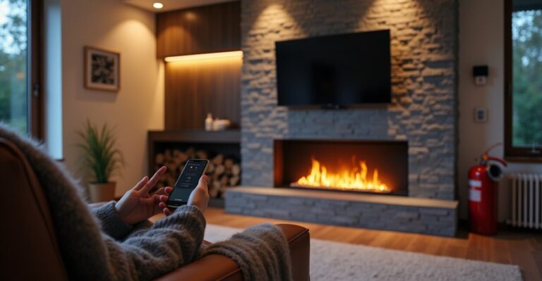 Fireplaces trends for 2025: cozy tech and safety