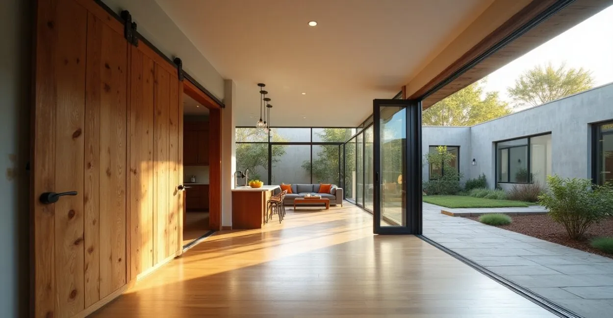 Five oversized doors ideas that enlarge rooms