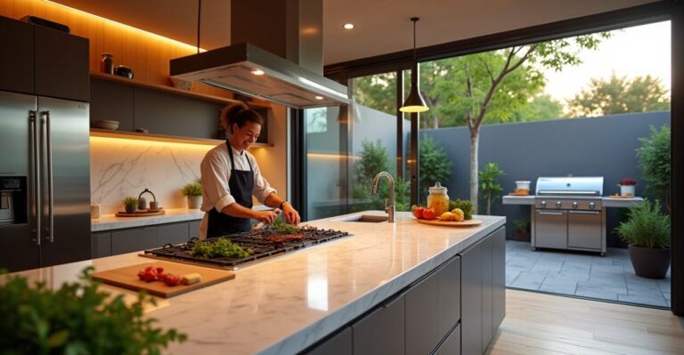 Gourmet area trends for 2025: stylish kitchen zones