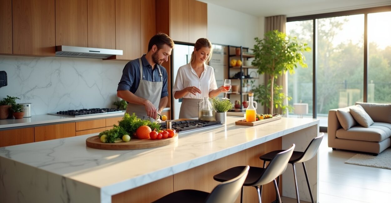 Gourmet island designs that maximize space and wow guests