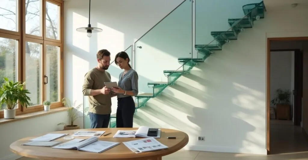 cost of installing glass stairs at home