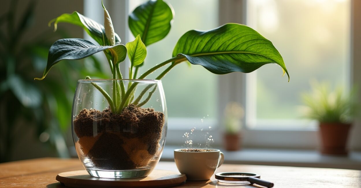 How Peace lilies reduce pollutants (mechanisms)