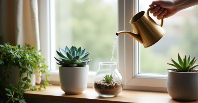 indoor succulents: cozy displays and lighting trends