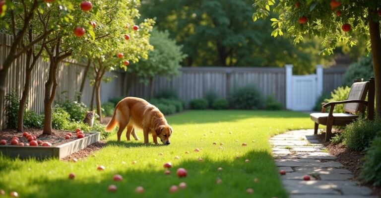 orchard pet safety backyard