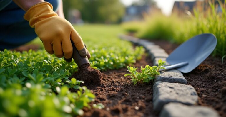 Native groundcovers preventing weeds and soil erosion