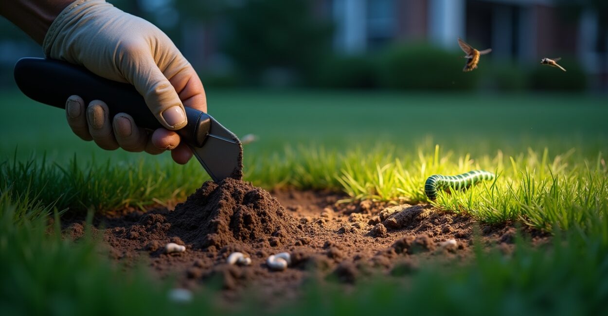 Other common lawn pests: grubs and sod webworms