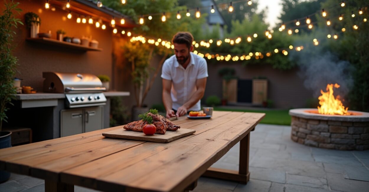 outdoor gourmet area ideas