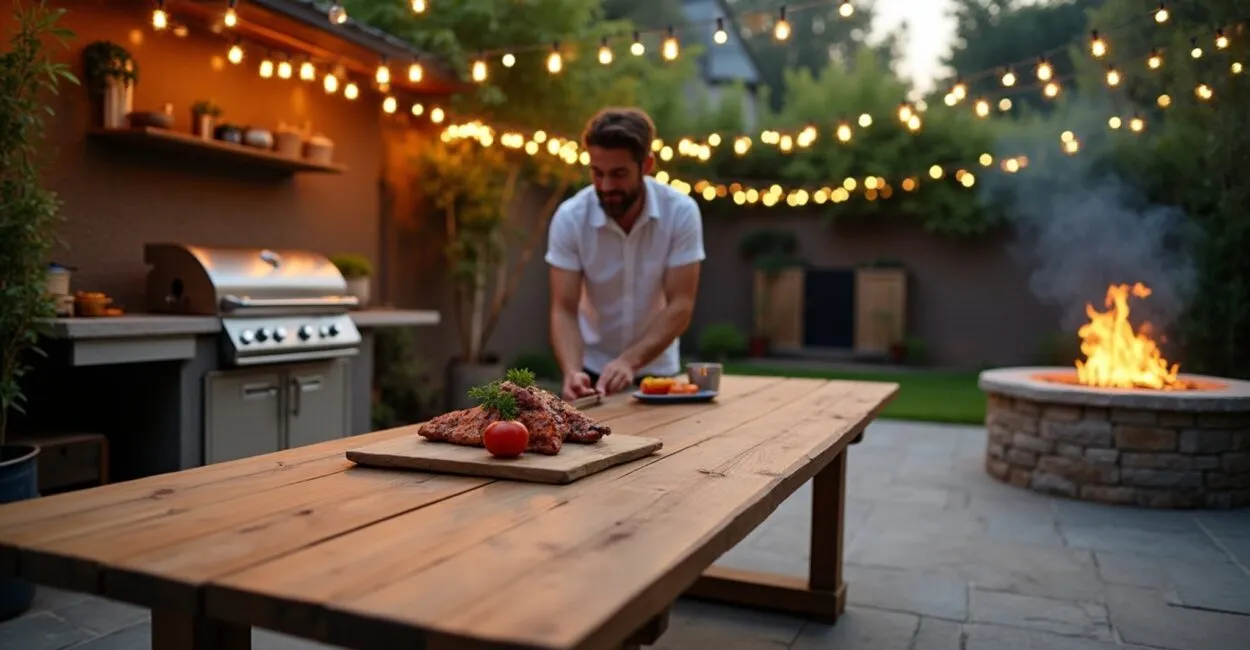 outdoor gourmet area ideas
