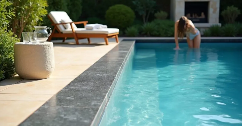 pools with natural stone