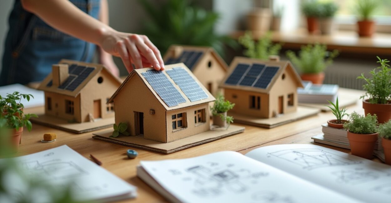 eco-friendly model houses