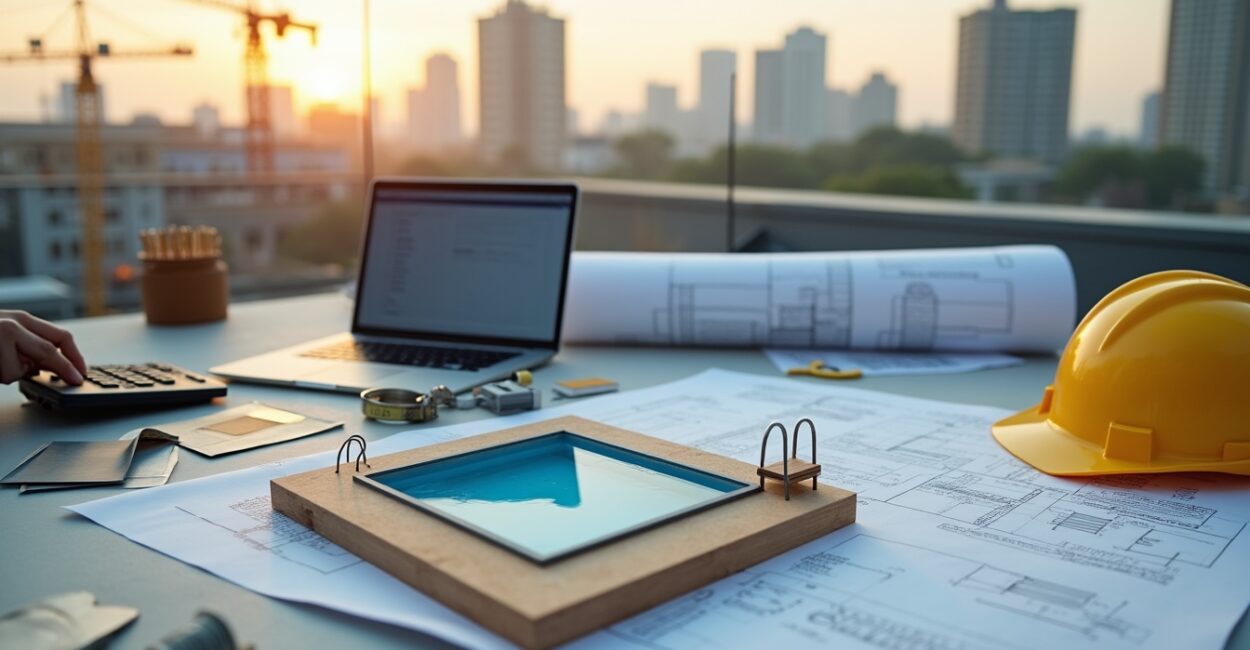 Rooftop pool costs and budget planning