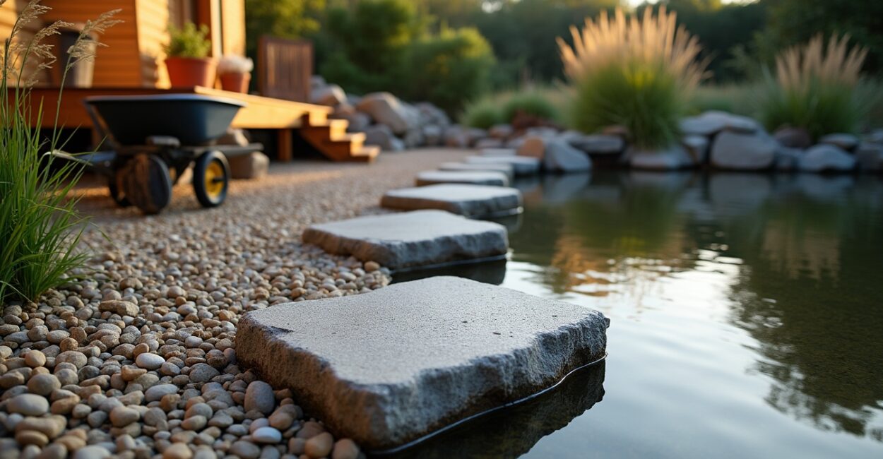 Save Money With Low-Cost Pond Stones Ideas