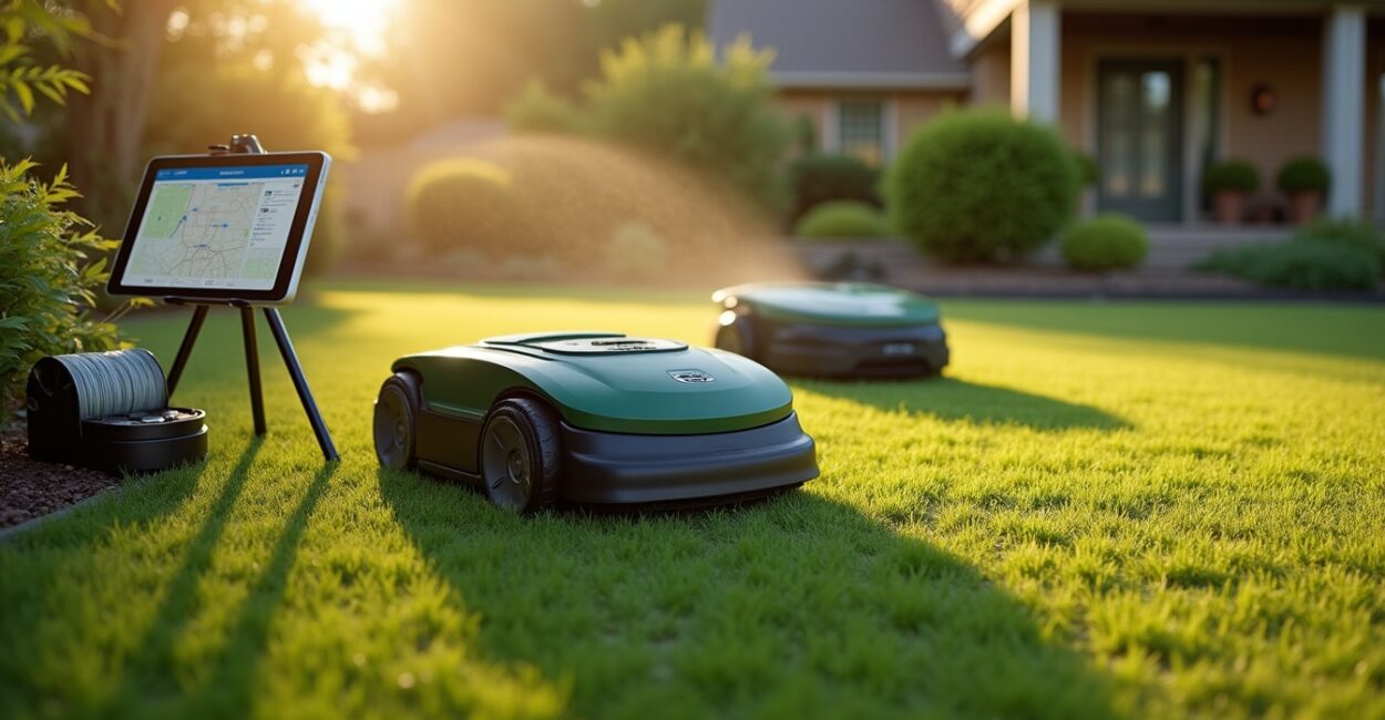 Smart mowing: robotic options and maintenance