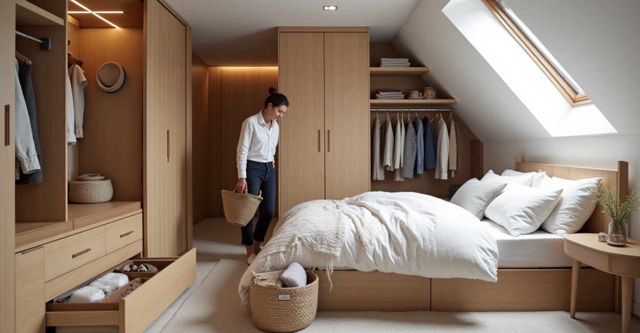 Storage Solutions for Sloped Ceilings