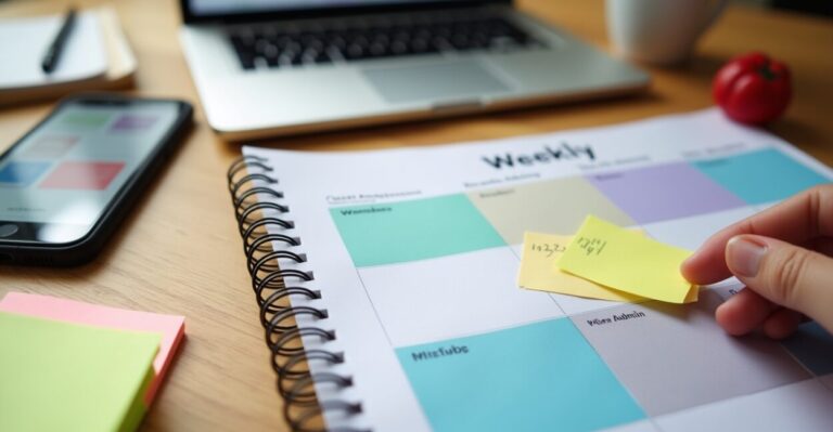 time blocking routine: 4 slots to boost weekly focus