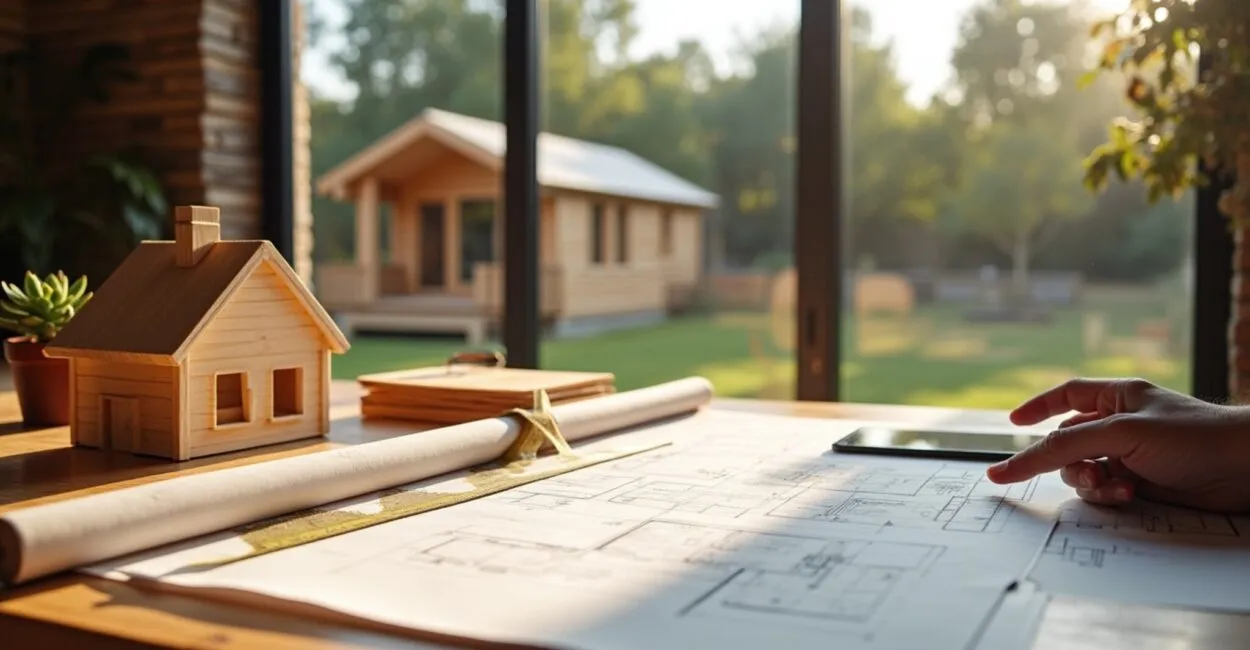 wooden houses