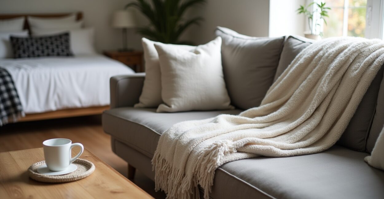 3. Design and sizing: how to style cozy throw blankets