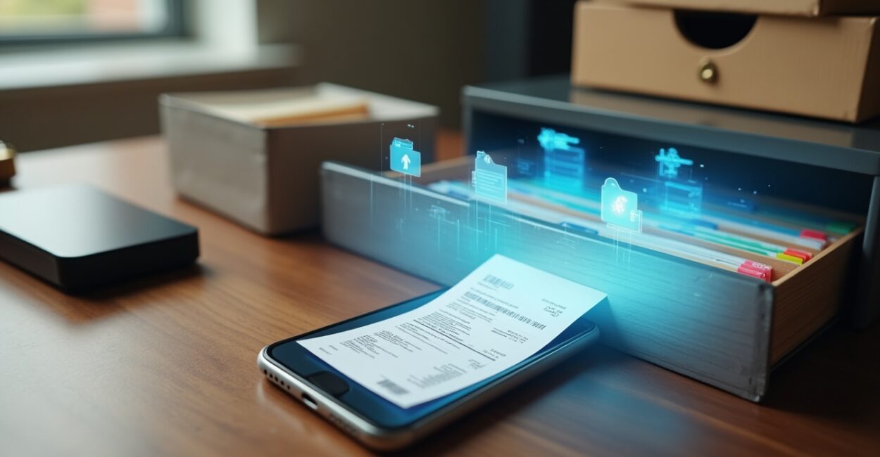 5. Digital Filing for Receipts and Financial Records