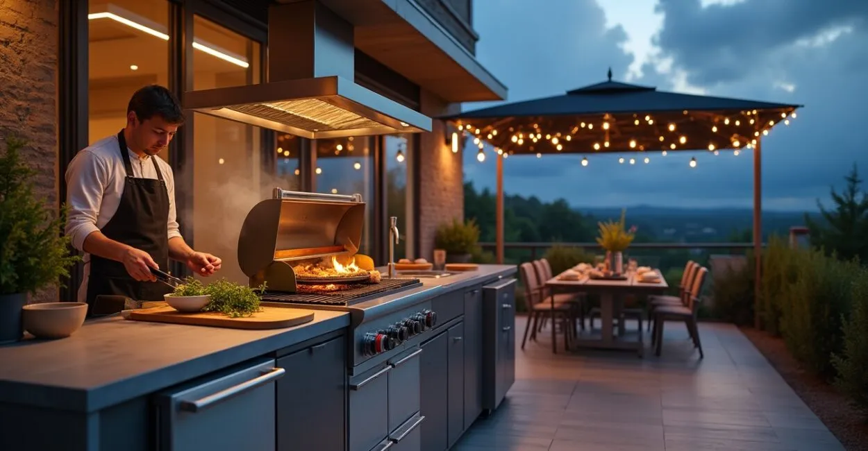 5 Outdoor Kitchen Trends For 2025 With Smart Grills