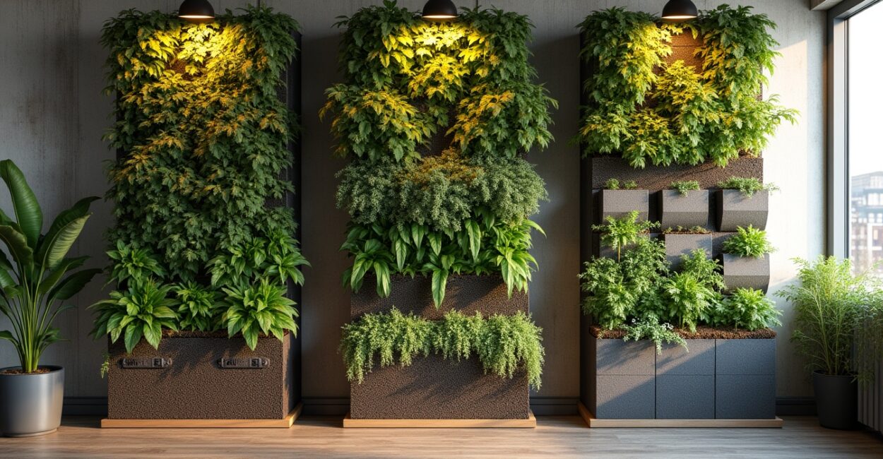 Comparisons of living wall systems and methods