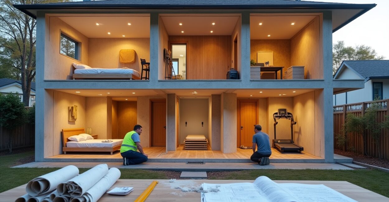 Design Strategies and Conversion Comparisons for Home Leisure Areas