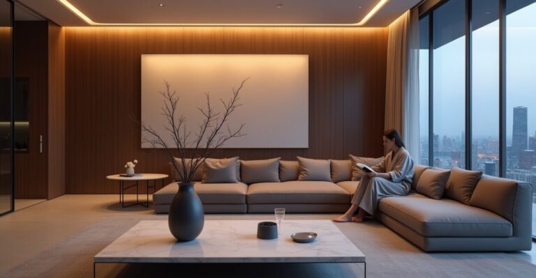 Luxury Interiors 2025: Minimalism Meets Smart Lighting