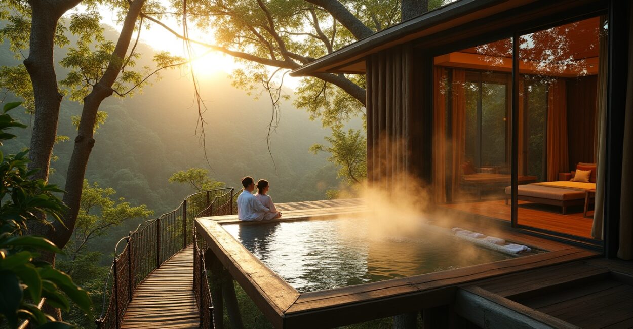 Luxury Treehouse Escapes: Spa Suites, Glass Floors, Pools Luxury Treehouse Escapes: Spa Suites, Glass Floors, Pools
