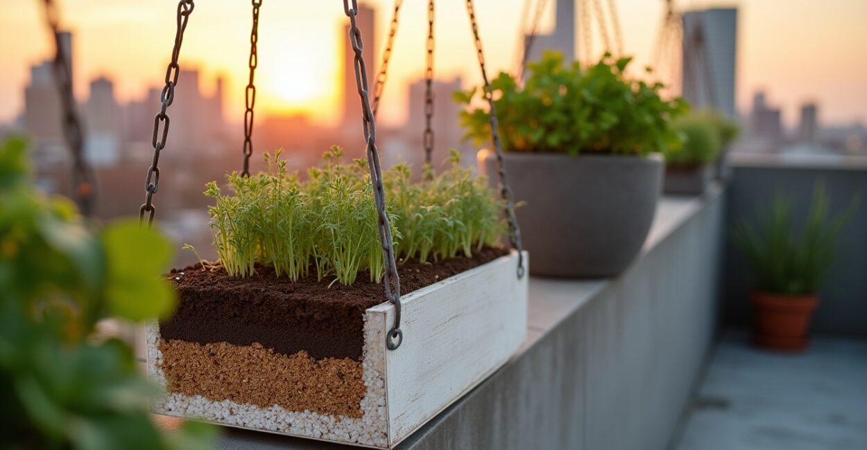 Materials, Methods and Comparisons for Hanging Garden Systems