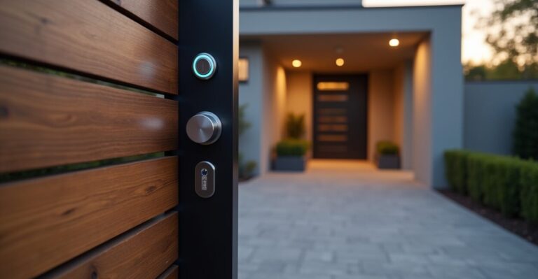 Modern Gate Designs for Luxury Fronts with Smart Locks