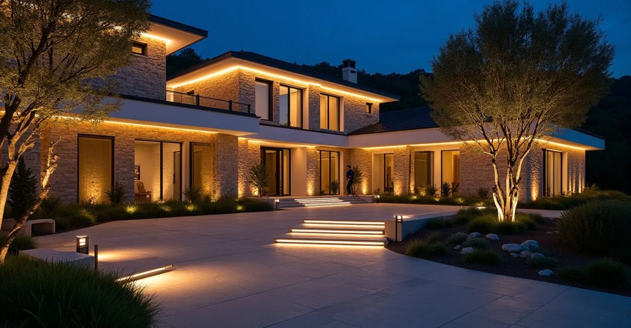 Outdoor Lighting to Transform Luxury Home Exterior 2025