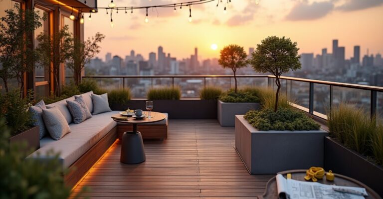 Rooftop Terrace Transformation: Small-space Luxe Designs