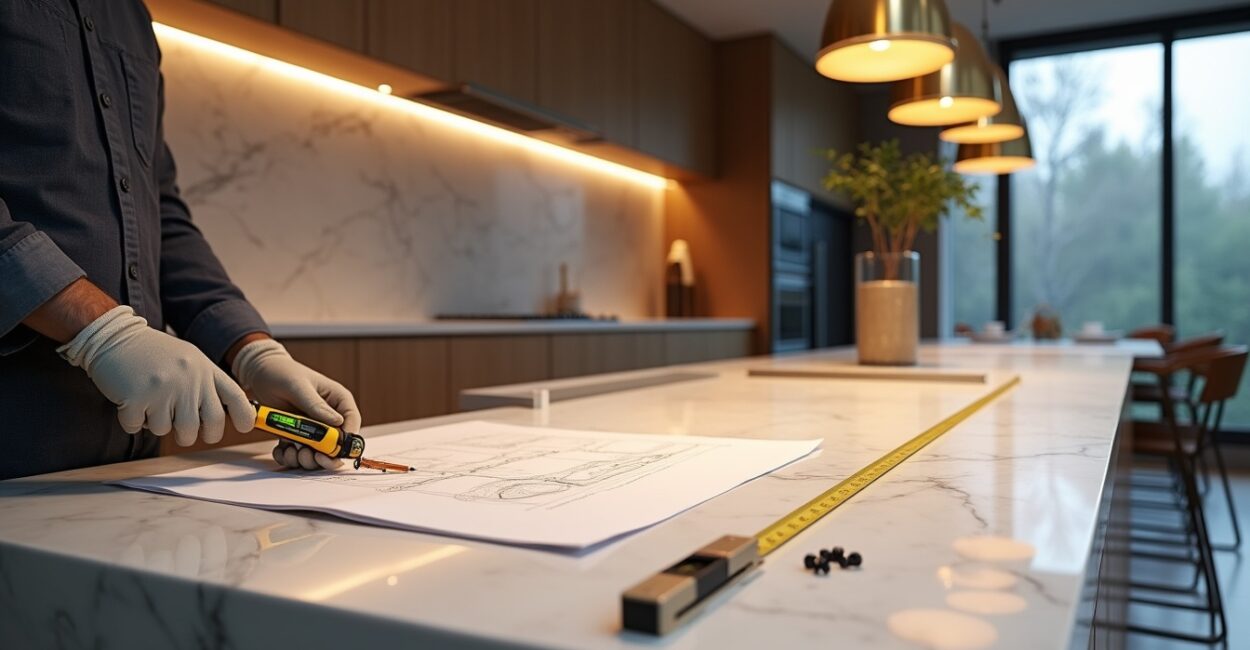 Step-by-step: Install Layered Lighting for a Marble Island