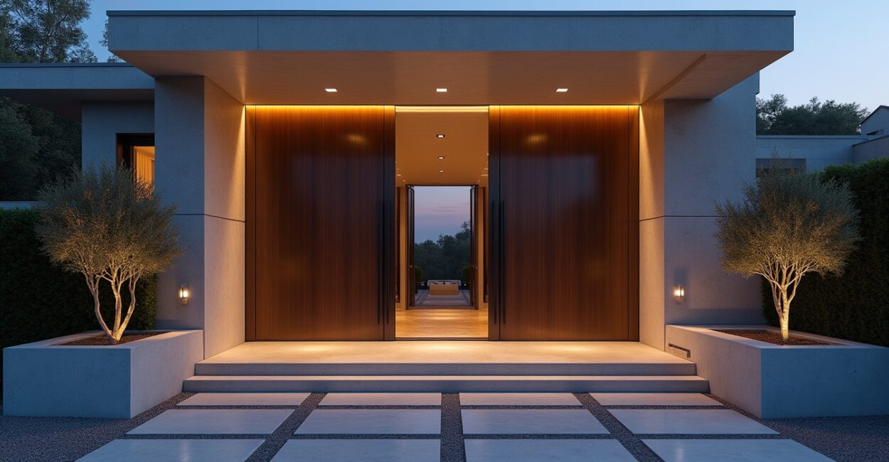 What Makes a Modern Mansion Entrance Feel Exclusive?