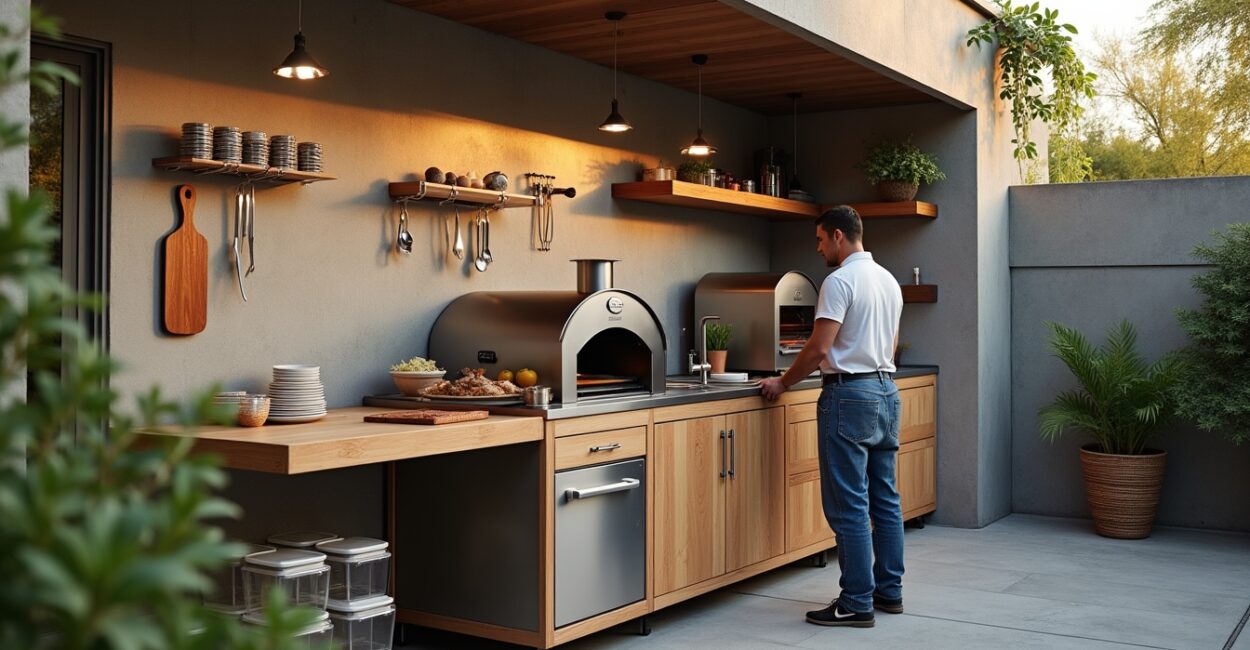 Workflow and Ergonomics for Small Outdoor Kitchens