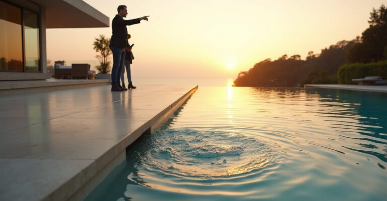Infinity-Edge Pools: Why Mansions Choose This Dramatic View