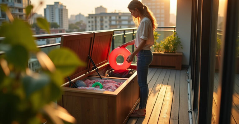 Multi-purpose Benches with Hidden Storage That Seat Two