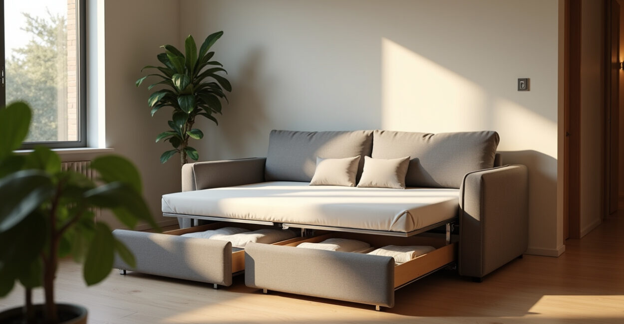 Sofa Beds with Compartments (sleep + Storage)