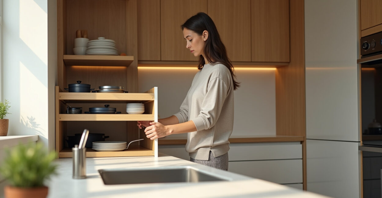 Space-smart Cabinet Kitchen Storage