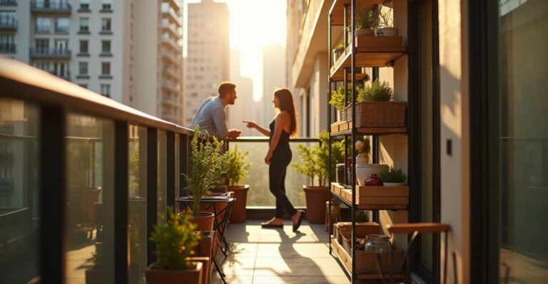 Vertical Shelving Hacks to Double Balcony Storage Space
