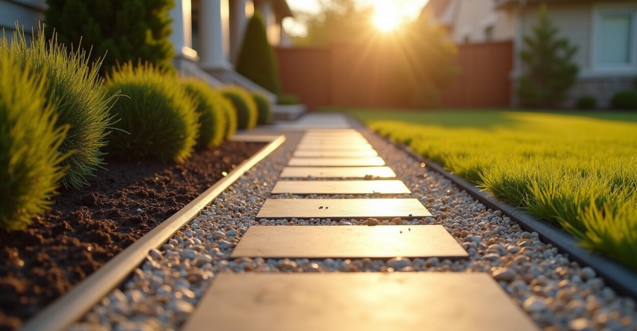 Budget-Friendly Front Walkway Edging Ideas That Look Premium Budget-Friendly Front Walkway Edging Ideas That Look Premium