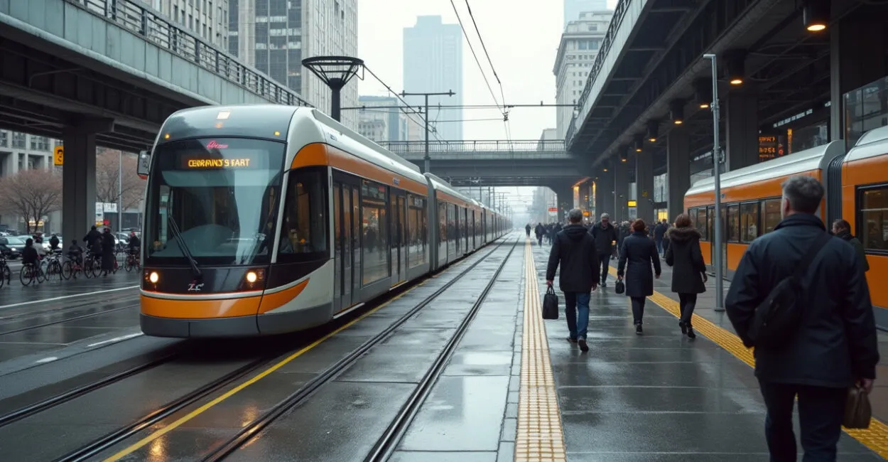 Public Transit, Rail, and Bus Networks as the Backbone of Lower-Carbon Commuting
