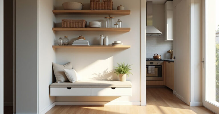 Space-Saving Storage Ideas for Small Homes That Clear Away Daily Clutter