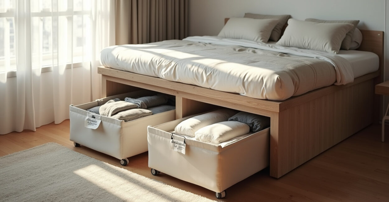 Under-Bed Storage Ideas for Studio Apartments That Actually Work Under-Bed Storage Ideas for Studio Apartments That Actually Work