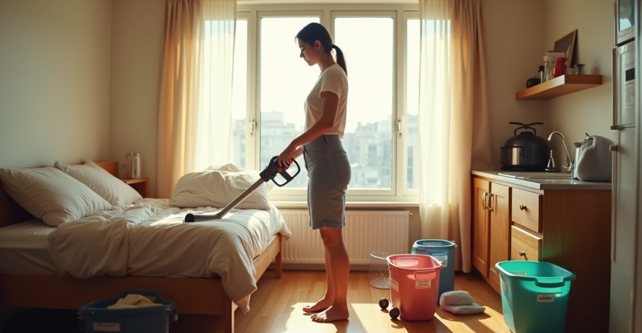 Weekend Cleaning Schedule for Studio Apartments: Morning to Night Weekend Cleaning Schedule for Studio Apartments: Morning to Night