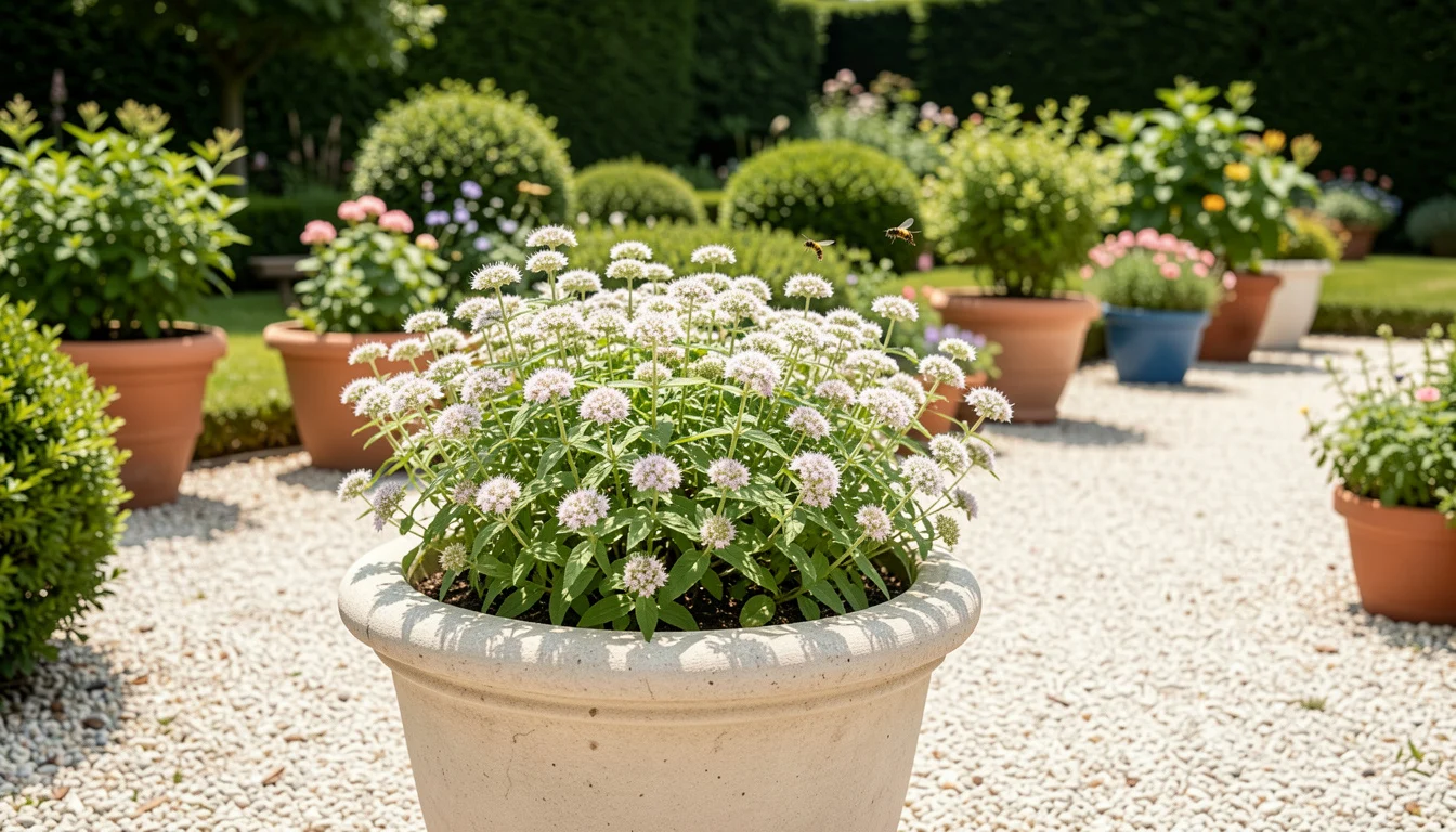 2. Mountain Mint for a Sunny Container