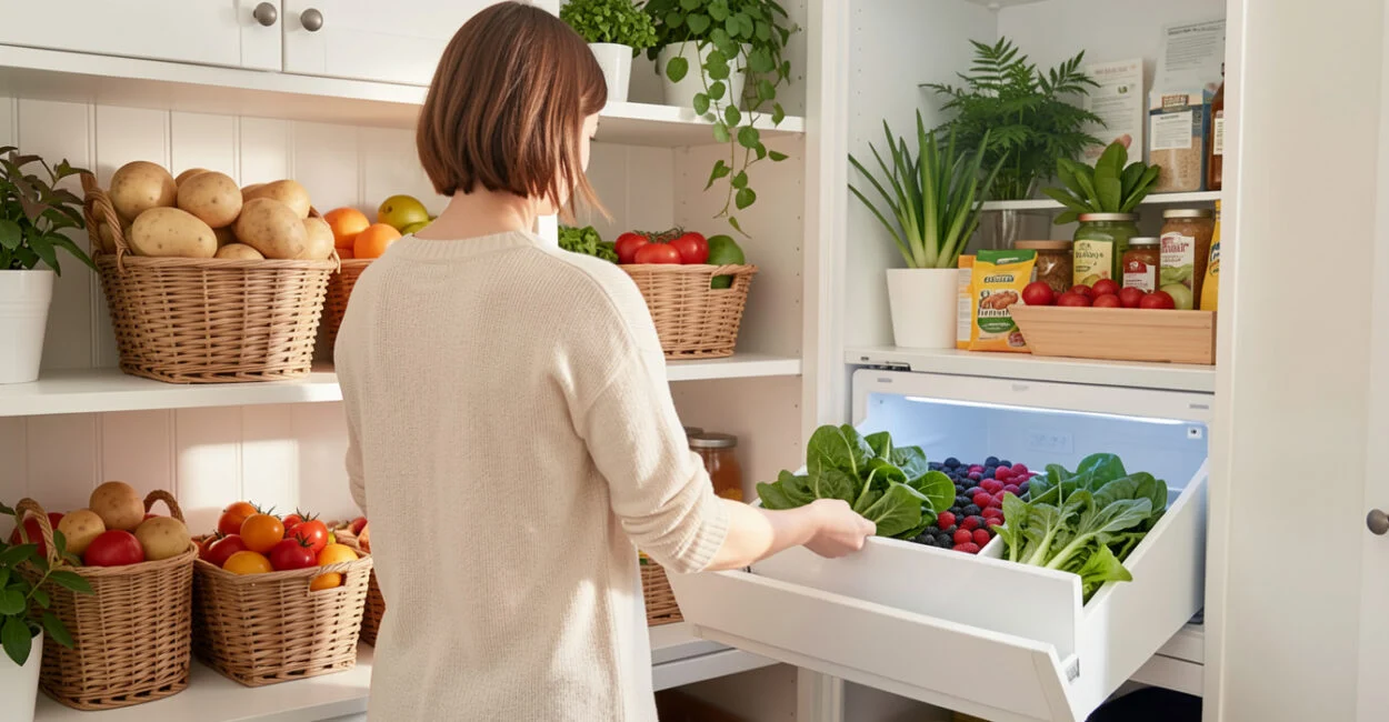 3. Store Fruits and Vegetables by Their Needs