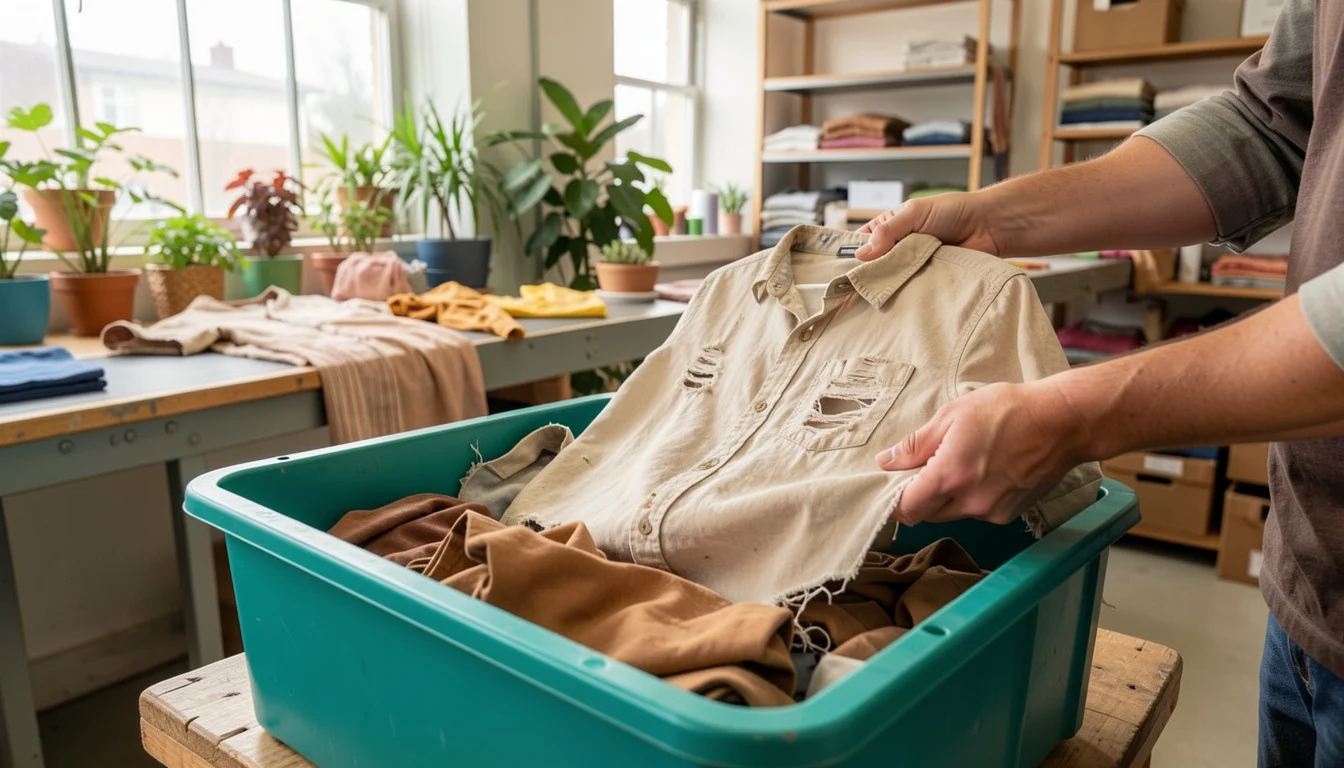 Damaged Textiles Need a Different Route
