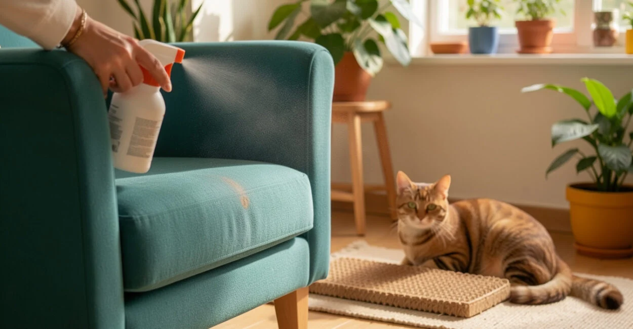 Do Cat Repellent Sprays Work on Furniture?